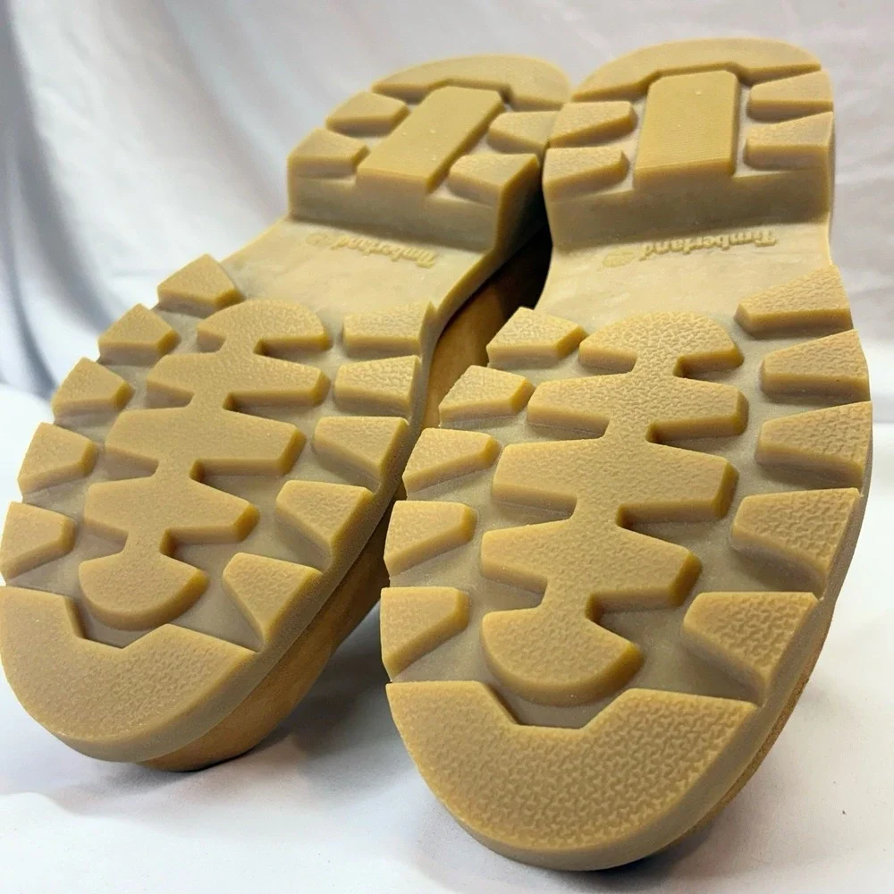 Timberland Premium 6 Inch Waterproof Boots Color Wheat Nubuck Womens size 9M